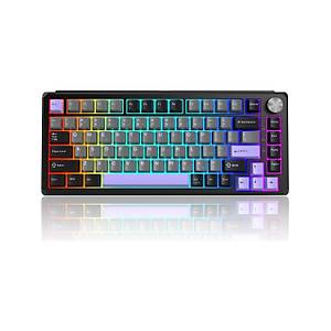 MageGee CAPTAIN75 82 Tu� RGB TKL Blue Berry Switch Kablolu Kablosuz Bluetooth Mekanik Oyuncu Klavyesi