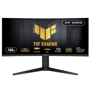 Asus Tuf Gaming VG34VQL3A 34 1ms 180Hz Wide Quad HD Curved 2xDP 2xHDMI USB VA Panel 1500R Display HDR 400 Gaming Monit�r