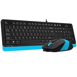 A4 Tech F1010 MM Klavye Mouse Set / Mavi / USB