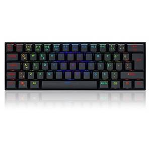 Redragon Draconic K530 PRO 60% TKL Kompakt Kablosuz Bluetooth 2.4G T�rk�e Q Brown Switch Siyah Mekanik Oyuncu Klavyesi