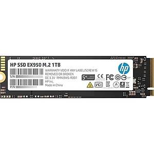 HP 1 TB EX950 M.2 NVMe 3500/2900 SSD