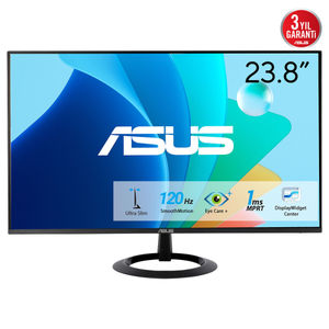 ASUS VZ249HG 23.8 1ms�120Hz�Full HD�HDMI�D-Sub�IPS LED�Adaptive Sync�Mavi I��k Filtresi�Care Plus�Monit�r