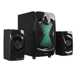 Mikado MD-370BT 2+1 38W Siyah BT-AUX-USB-FM-LED I��kl� Multimedia Speaker