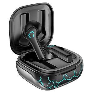 S-link SL-TWS10 Siyah Mobil Telefon Uyumlu LED Logo Bluetooth Kulakl�k