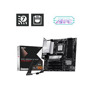 Msi Pro B850M-P Wifi 8200MHz (OC) DDR5 Soket AM5 M.2 HDMI DP mATX Gaming Anakart