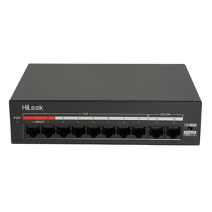 H�look NS-0110MP-60 8 Port Megabit PoE 60W 2 Port Megabit Uplink Y�netilemez Masa�st� Switch