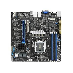 Asus P11C-M/4L Intel C242 LGA1151 DDR4 2666 Vga �ift M2 + 6 Sata Usb3.1 Pci 4 Adet Lan Matx Sunucu Anakart�