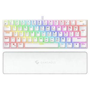 Gameagle GE2021 Hel�os RGB Kablolu Tr Layout Mekanik Beyaz Oyuncu Klavyesi