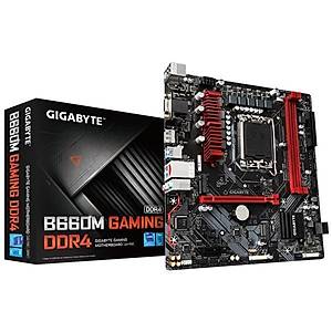 Gigabyte B660M GAMING D4 Intel LGA1700 DDR4 Micro ATX Anakart