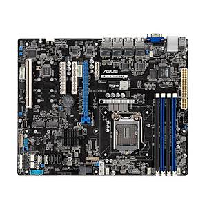 Asus P11C-E/4L Intel C246 LGA1151 DDR4 2666 VGA �ift M2 + 8 Sata USB3.1 4 Adet Lan ATX Sunucu Anakart