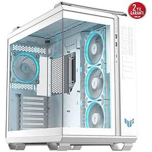 Asus TUF Gaming GT502 Horizon T�P-C 4 ARGB Fan Beyaz Oyuncu Kasas�
