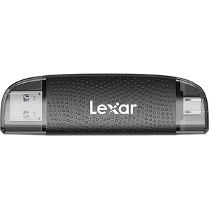 Lexar LRW310X-BNBNG Card Reader Dual Slot USB A-C MicroSD Card USB 3.1 Reader Supports MicroSD and SD Cards