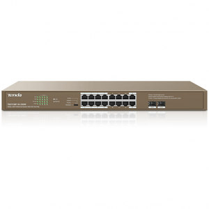 Tenda TEG1118P-16-250W 16 Port Gigabit SFP Y�netilemez Rack Mount Switch