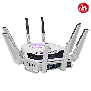 Asus Rog Rapture GT-BE19000AI WiFi 7 Router Beyaz