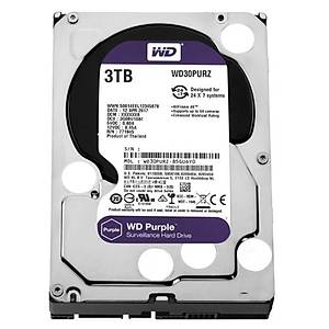 Western Digital Purple 3,5 3TB 64MB 5400RPM WD30PURZ HDD & Harddisk