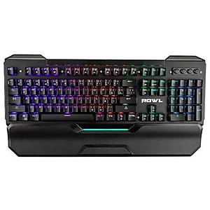 Rowl RGMK-01 PULSATRIX USB RGB Ayd�nlatmal� Blue Switch Gaming Oyuncu Mekanik Klavye