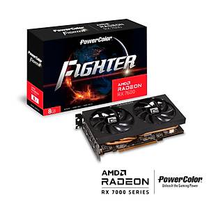PowerColor Fighter RX 7600 8G-F 8Gb GDDR6 128Bit Gaming Ekran Kart�