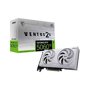 MSI RTX 5060 TI 8G Ventus 2X OC White Plus G506T8V2CWP 128 Bit GDDR7 8 GB Ekran Kart�