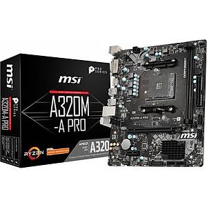 Msi A320M-A Pro DDR4 S+V+GL AM4 (mATX) Anakart