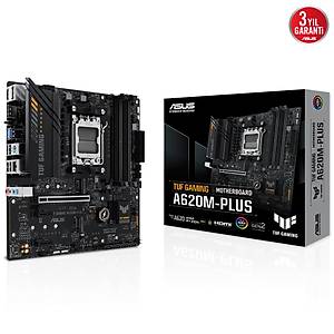 Asus TUF Gaming A620M-PLUS Wi-Fi DDR5 M.2 Micro ATX AM5 Anakart