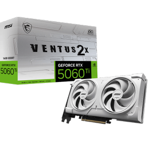 MSI RTX 5060 TI 16G VENTUS 2X OC WHITE PLUS RTX5060TI 128Bit DX12 PCIE 5.0 Ekran Kart�