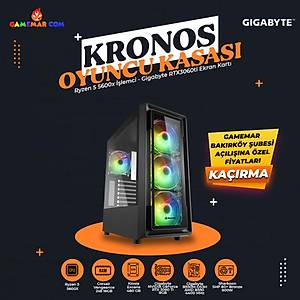 Kronos Ryzen 5 5600x ��lemcili RTX3060TI 8GB Ekran Kartl� 16GB Ram 480 SSD Oyuncu Bilgisayar�