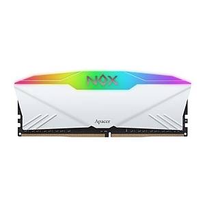 Apacer NOX RGB AURA White 8GB 3200Mhz CL16 DDR4 Gaming Ram (AH4U08G32C28YNWAA-1)