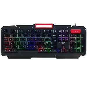 Everest KB-R800 METAFOR USB G�kku�a�� Ayd�nlatmal� Q Metal Y�zey Gaming Oyuncu Klavyesi