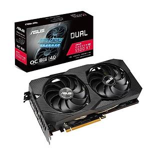 Asus Dual-RX5500XT-O8G-Evo 8GB 128Bit DDR6 Ekran Kart�