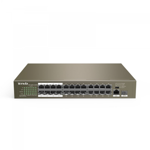 Tenda TEF1126P-24-250W, 24 Port, Y�netilemez Rack Mount Switch
