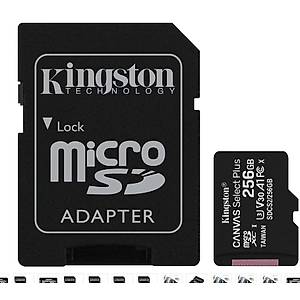Kingston Canvas Select Plus SDCS2/256GB 256 GB Micro SD Kart