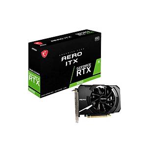 MSI VGA GEFORCE RTX 3050 AERO ITX 8G OC RTX3050 8GB GDDR6 128B DX12 PCIE 4.0 X8 (3XDP 1XHDMI)