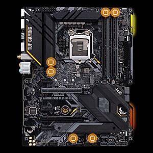 Asus Tuf Gaming Z490-Plus Intel Z490 LGA1200 DDR4 4600 DP HDMI �ift M2 USB3.2 Aura RGB Com Atx Anakart