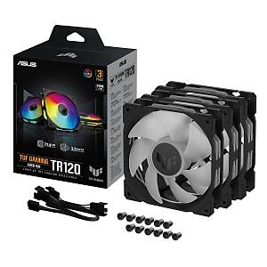 Asus Tuf TR120 So�utucu 3l� 120mm Siyah ARGB Adreslenebilir Rady�t�r Kasa Fan�