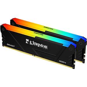 Kingston Beast RGB 16GB (2x8) DDR4 3600 MHz CL17 KF436C17BB2AK2/16TR  Ram