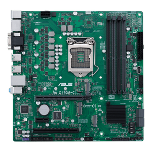 Asus Pro Q470M-C/CSM Intel Q470 LGA1200 DDR4 2933 DP HDMI VGA �ift M2 USB3.2 PCI TPM Matx Anakart