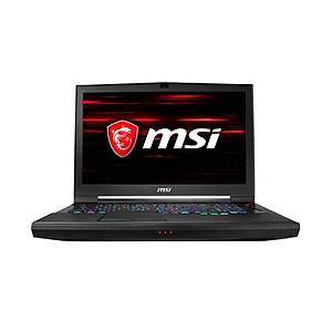 MSi NB GT75 Titan 8SG-207TR I7-8750H 16GB DDR4 RTX2080 GDDR6 8GB 256GB SSD+1TB 17.3 FHD Windows10 Diz�st� Bilgisayar