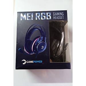 Gamepower MEI RGB 7.1 Kablolu Mikrofonlu Kulak �st� Oyuncu Kulakl��� (OUTLET)
