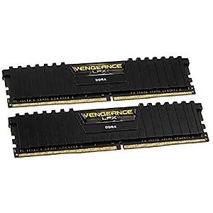 Corsair CMK32GX4M2B3000C15 32GB (2X16GB) DDR4 3000MHz CL15 Vengeance Black LPX So�utuculu DIMM Bellek Ram