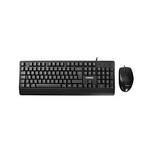Everest KB-619 Siyah-Gri USB 2 Metre Bak�r Kablolu Q Multimedia Klavye