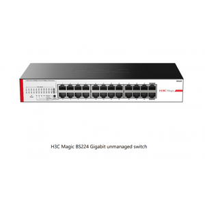 H3C Magic BS224 24 Port GigaBit 2 Port GigaBit Uplink Metal Kasa Y�netilemez Rack Mount Switch