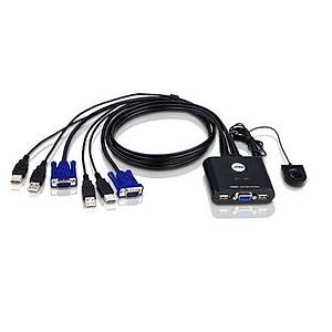 ATEN-CS22U 2PORT M�N� USB KVM SWITCH+KABLO(Y�NET)