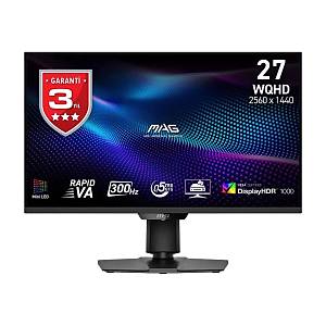 MSI Mag 274QPF X30MV 27in� 0.5ms 300hz 2K WQHD Adaptive Sync Pivot Oyuncu Monit�r�