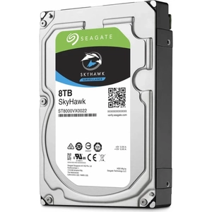 Seagate Skyhawk 3.5 8TB Sata 3.0 256MB 210MB/S RV Sens�r 7200RPM 64HD Kamera 180TB/Yil I� Y�k� 7/24 G�venlik Disk ST8000VX0022 HDD & Harddisk