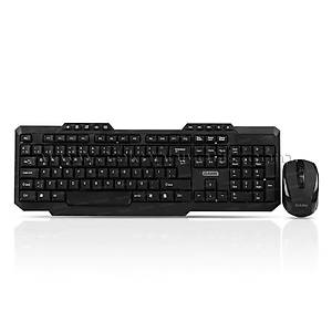 Dark DK-AC-KMW1000 Butonlu T�rk�e Q Siyah Kablosuz Klavye Mouse Set