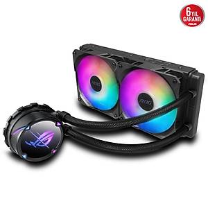 Asus Rog Strix LC II 240 ARGB Aura Sync�120mm*2 Adreslenebilir RGB Fan�CPU S�v��So�utucu�V3