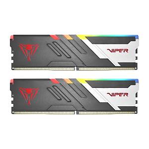 Patriot Viper Venom RGB 64GB PVVR564G600C30K (2x32GB) DDR5 6000MHz CL30 Gaming Ram Bellek