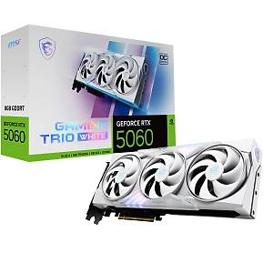 MSI RTX 5060 8G Gaming Trio OC White RTX5060 128Bit DX12 PCIe 5.0 X16 Ekran Kart�