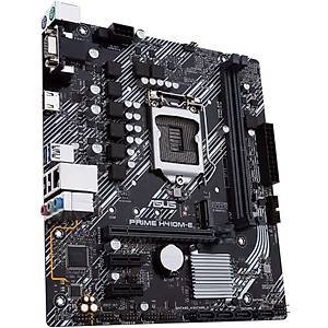 Asus Prime H410M-E Intel H410 LGA1200 DDR4 2933 HDMI VGA M2 USB3.2 Matx 64GB Ram Deste�i Anakart