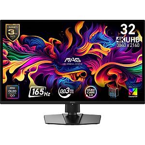Msi Mag 322Up 31.5 in� 165Hz 0.03 Ms Qd-Oled E16 3840x2160 UHD  FreeSync Premium Pro Gaming Monit�r